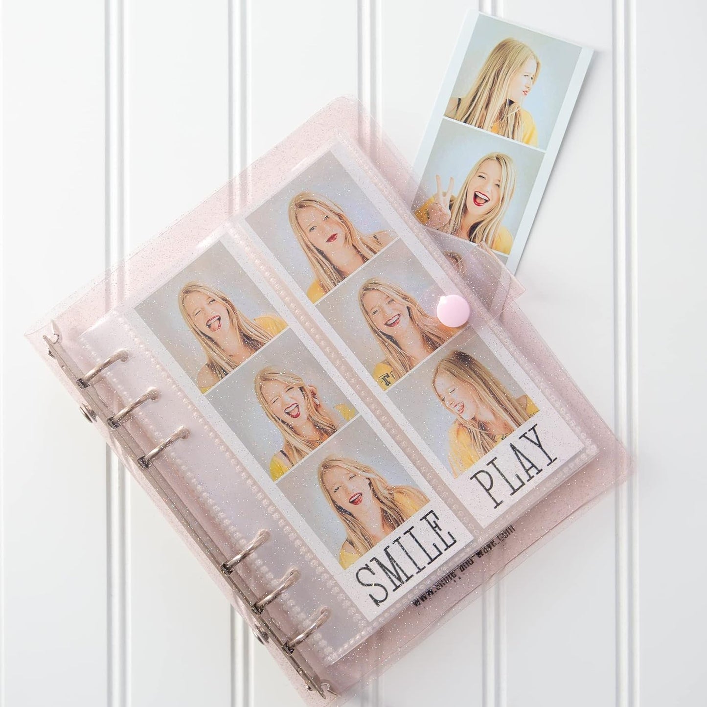6 Ring Binder 2x6 PhotoBooth Album - BLUSH