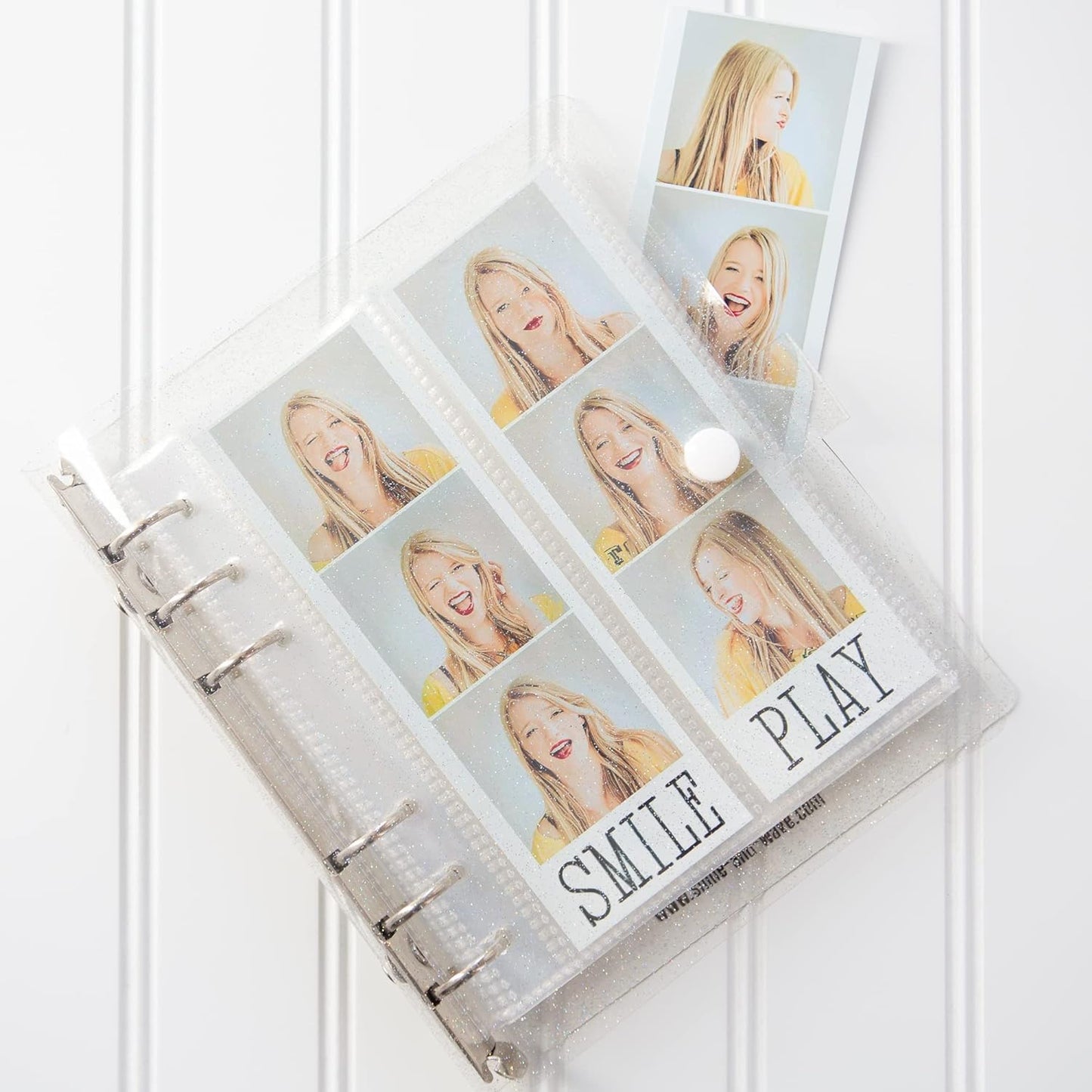 6 Ring Binder 2x6 PhotoBooth Album - CLEAR
