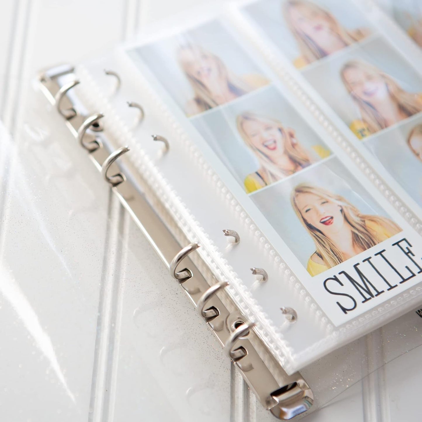 6 Ring Binder 2x6 PhotoBooth Album - CLEAR