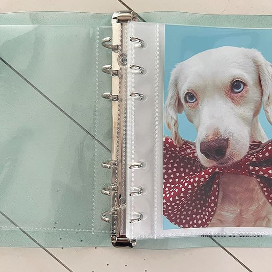 6 Ring Binder 4x6 PhotoBooth Album - SEAFOAM