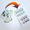Photo Booth Photo Album - For Wedding or Party- Holds 120 Photobooth 2x6 Photo Strips - LET'S CELEBRATE