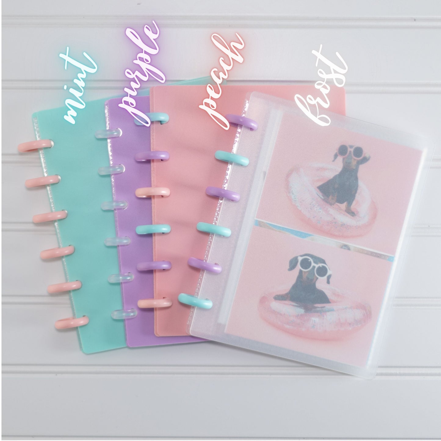 Create Your Own Discbound Photo Album For 2x6 Photo Booth Photos, 3x4 Pictures, 4x6 Prints - Mix And Combine!- PURPLE COVER