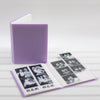 Photo Booth Photo Album - For Wedding or Party- Holds 120 Photobooth 2x6 Photo Strips - Slide In - LAVENDER