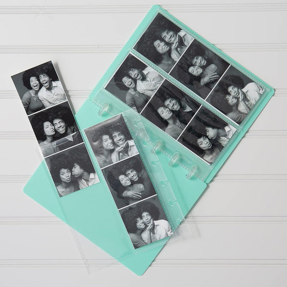 Create Your Own Discbound Photo Album For 2x6 Photo Booth Photos, 3x4 Pictures, 4x6 Prints - Mix And Combine!- PURPLE COVER
