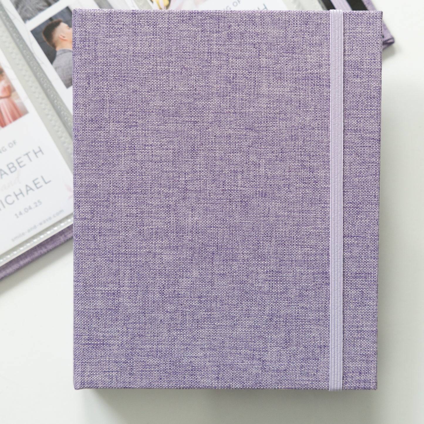 2x6 Hard Cover Linen Photo Booth Album FITS 80 PHOTOS