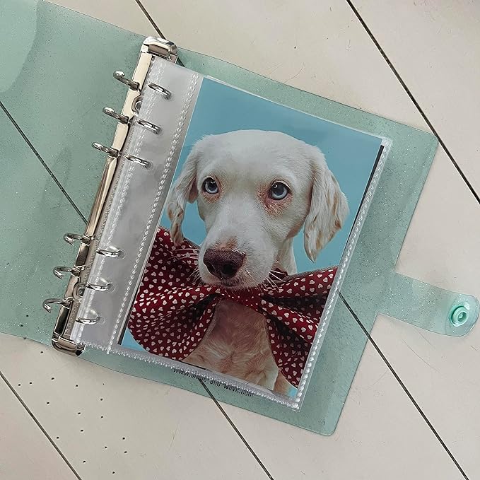 6 Ring Binder 4x6 PhotoBooth Album - SEAFOAM