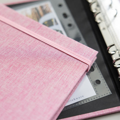 6 RING 2x6 Hard Cover Linen Photo Booth Album
