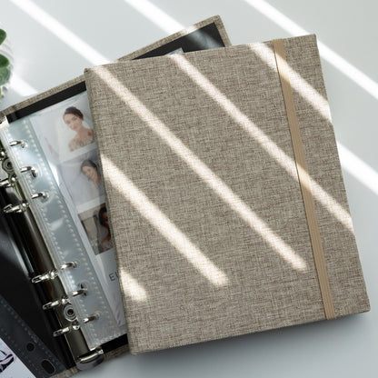 6 RING 2x6 Hard Cover Linen Photo Booth Album