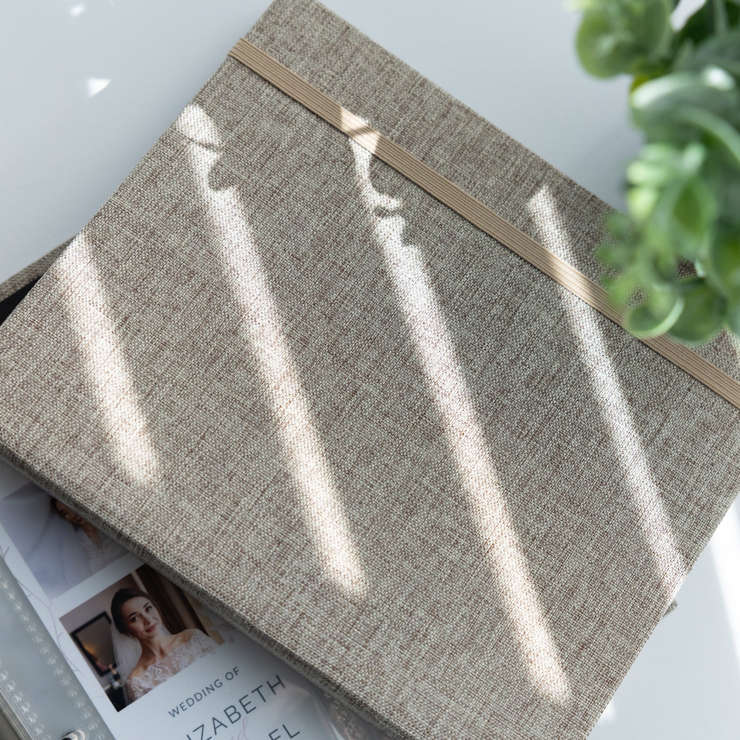 6 RING 2x6 Hard Cover Linen Photo Booth Album