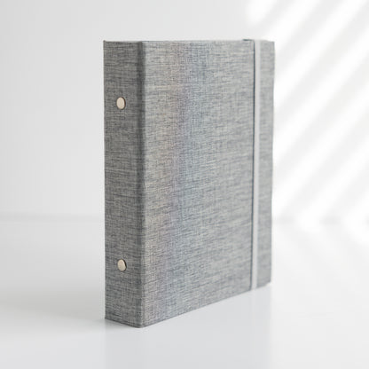 6 RING 4x6 Hard Cover Linen Photo Booth Album Binder