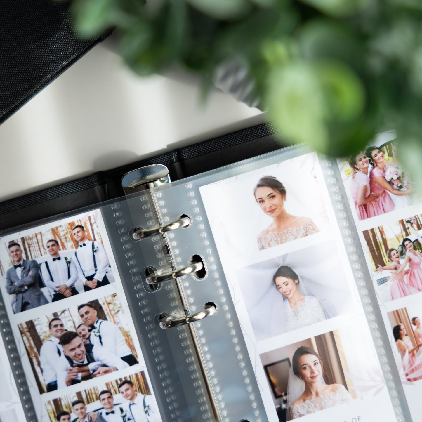 6 RING 2x6 Hard Cover Linen Photo Booth Album