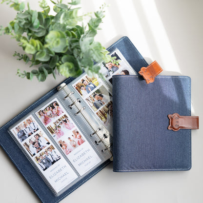 DENIM 6 Ring Binder 2x6 Photo Booth Album