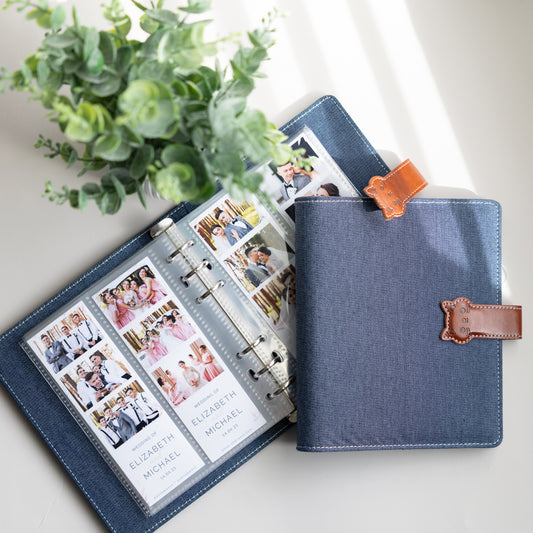 DENIM 6 Ring Binder 2x6 Photo Booth Album
