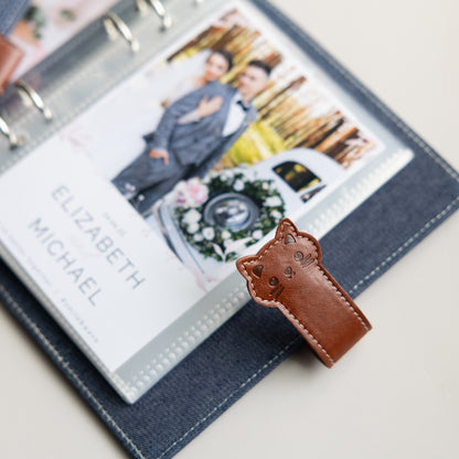 DENIM 6 Ring Binder 4x6 Photo Album