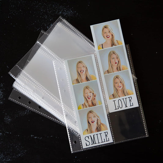 6 Ring Binder 2x6 PhotoBooth Album - ADDITIONAL PAGES