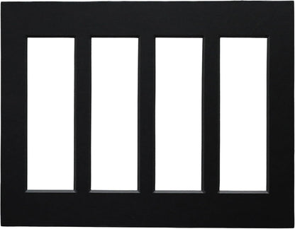 2X6 PHOTO FRAME MATS - FITS 4 PHOTO STRIPS -SIZE 8.5x11 - DIY Cut to Fit 8x10, 5x7 Photo Picture Frame  | Set of 2 | BY S+W STUDIO