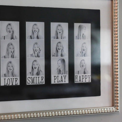 2X6 PHOTO FRAME MATS - FITS 4 PHOTO STRIPS -SIZE 8.5x11 - DIY Cut to Fit 8x10, 5x7 Photo Picture Frame  | Set of 2 | BY S+W STUDIO