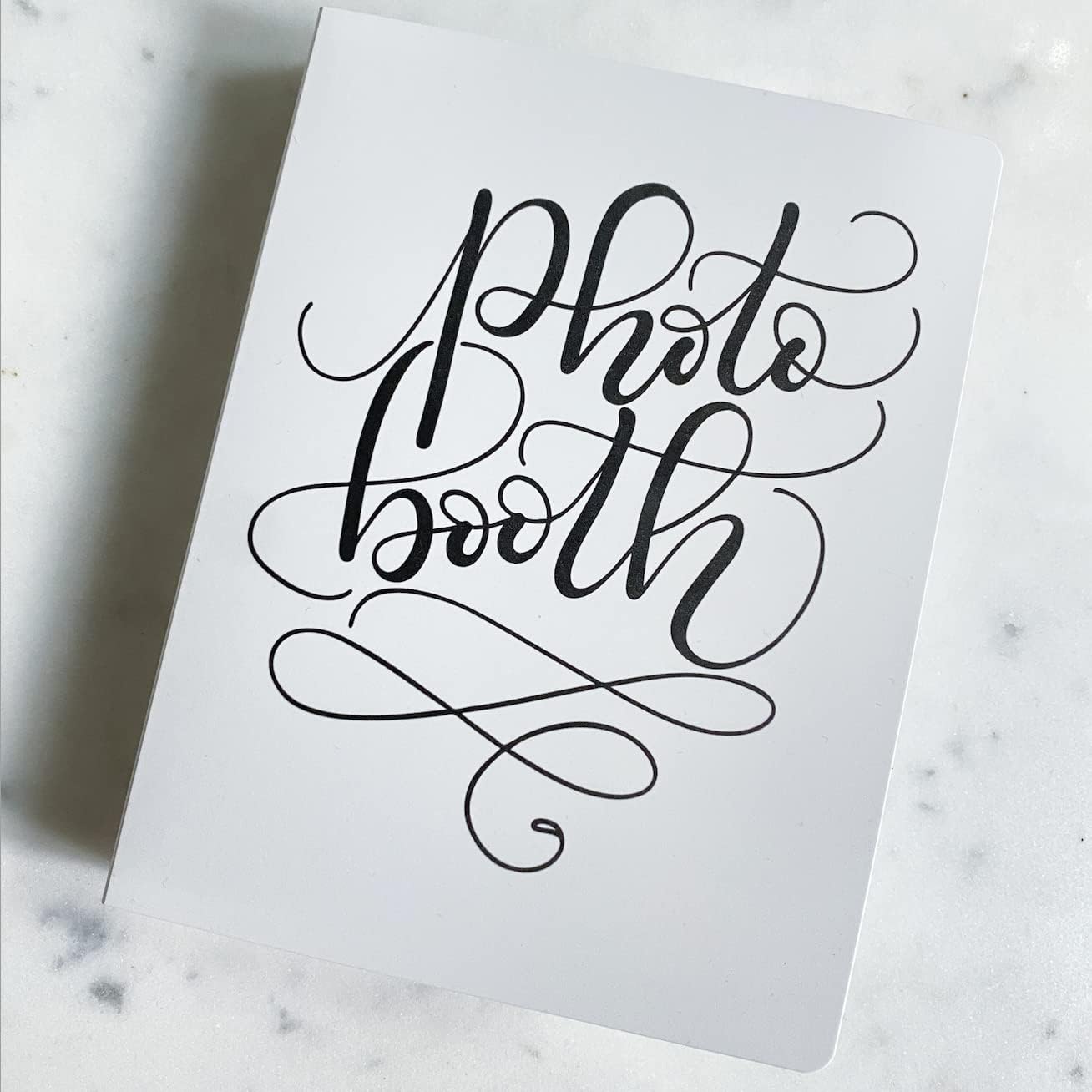 *Photo Booth Photo Album - For Wedding or Party- Holds 120 Photobooth 2x6 Photo Strips - Slide In (WITH TEXT)