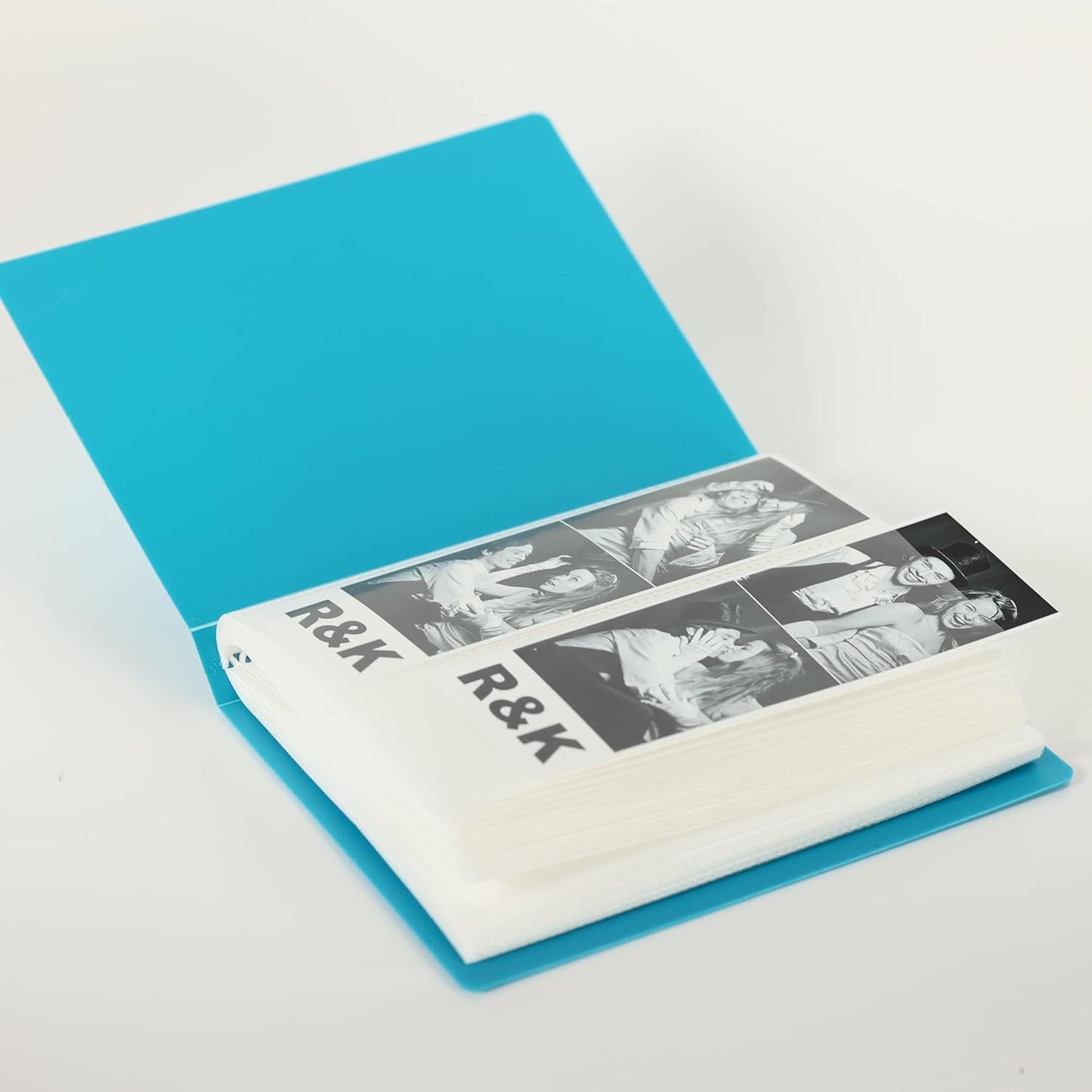 *Photo Plastic Booth Photo Album - For Wedding or Party- Holds 120 Photobooth 2x6 Photo Strips - Slide In