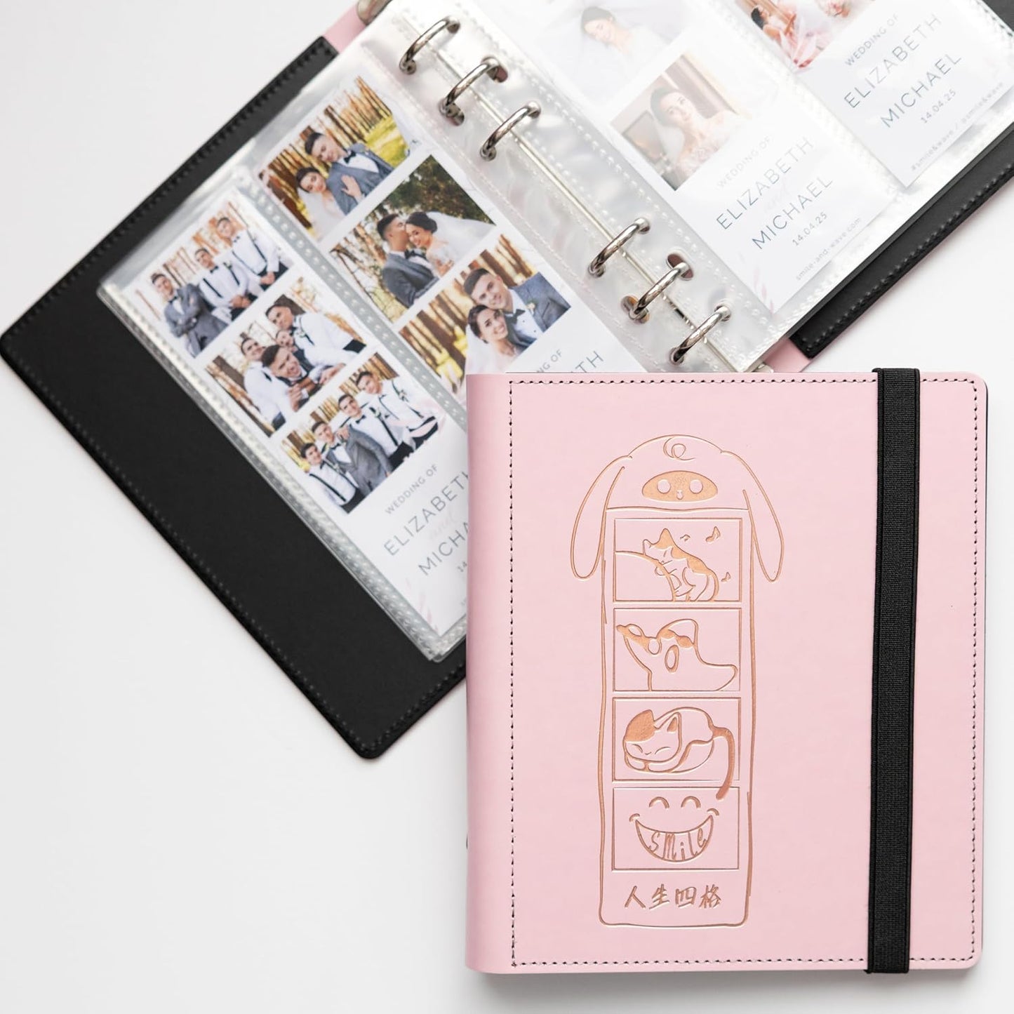 2x6 6 RING NEKU&CO HARD COVER PHOTO ALBUM