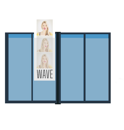 *Photo Plastic Booth Photo Album - For Wedding or Party- Holds 120 Photobooth 2x6 Photo Strips - Slide In