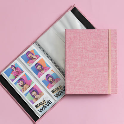 2x6 Hard Cover Linen Photo Booth Album FITS 80 PHOTOS