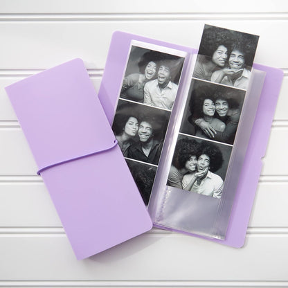 *Narrow Plastic Album For 2X6 Photo Booth Print Strips