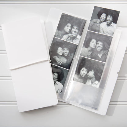 *Narrow Plastic Album For 2X6 Photo Booth Print Strips